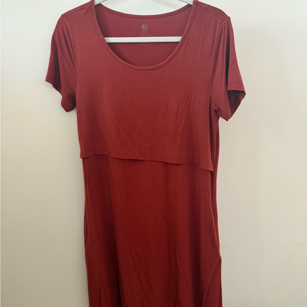 Kindred Bravely Mauve Nursing Dress - Picture 6 of 8
